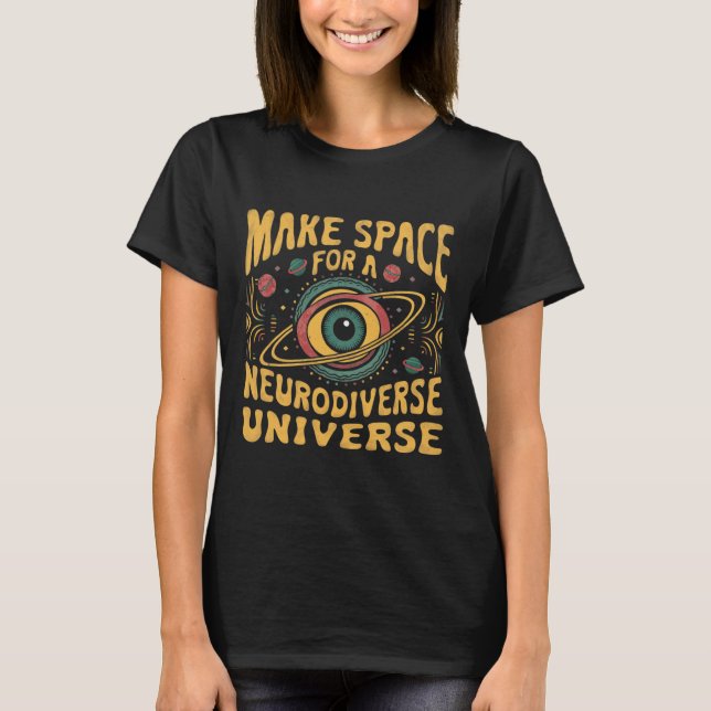 Camiseta Neurodiversificada Neurodiversidade Unificada Adhd (Frente)