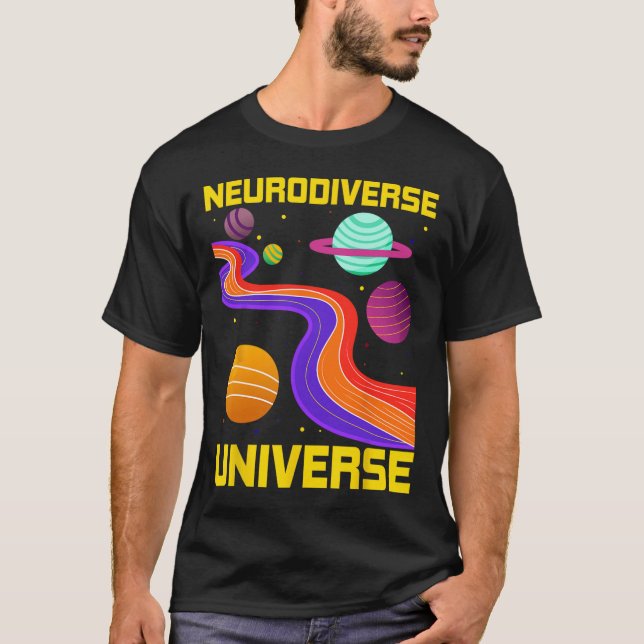 Camiseta Neurodiversificada Neurodiversidade Unificada Adhd (Frente)