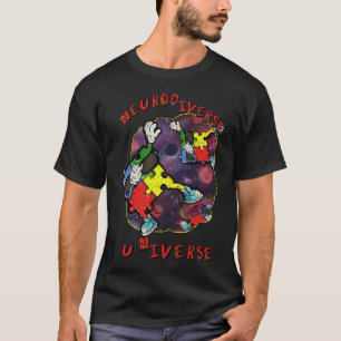 Camiseta Neurodiversificada Neurodiversidade Universa Adote