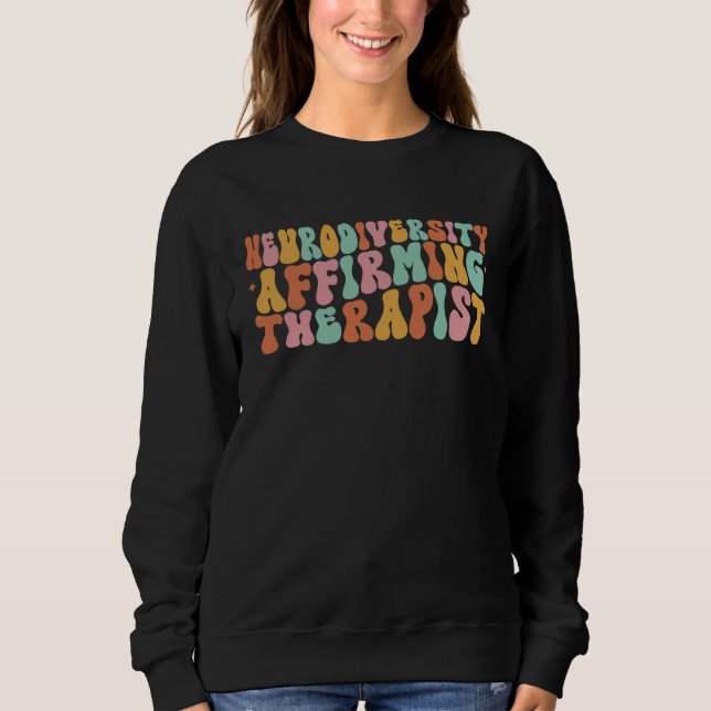 Camiseta Neurodiversity Affirming Therapist aba Occupationa (Frente)