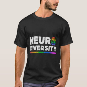 Camiseta Neurodiversity Autism ADHD tal Saúde Consciência