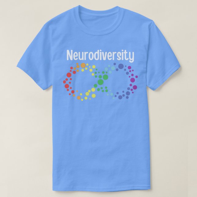 Camiseta Neurodiversity Autismo consciência Mês Ok para ser (Frente do Design)