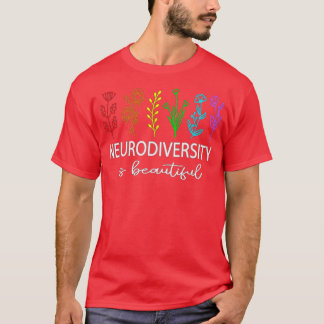 Camiseta Neurodiversity Autismo Sensibilização e Autismo Fl