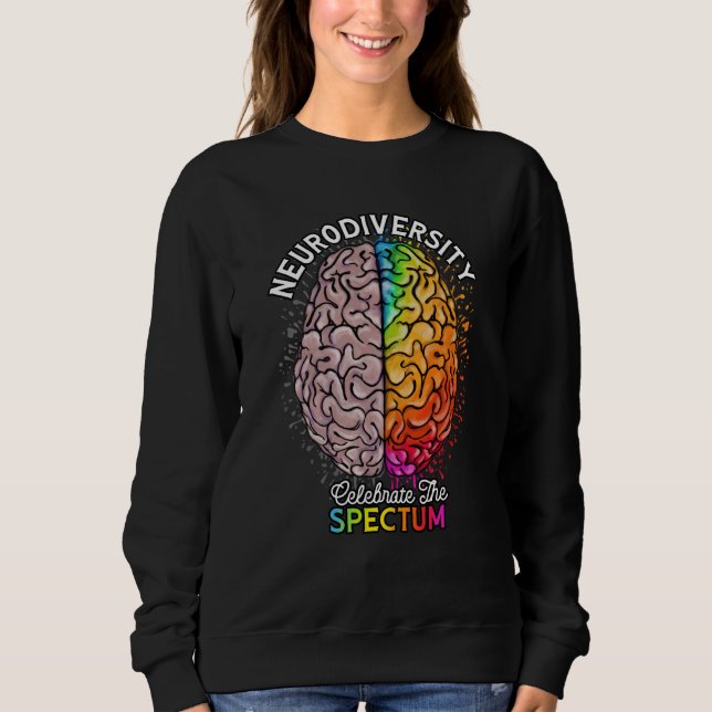 Camiseta Neurodiversity Celebrate the Spectrum Men women ad (Frente)