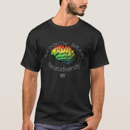 Camiseta Neurodiversity "Rainbow Brain"/ Autism/ ADHD