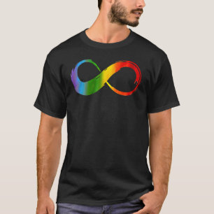 Camiseta Neurodiversity Rainbow Infinity For Neurodivergen