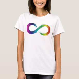 Camiseta Neurodiversity Rainbow Infinity Shirt 