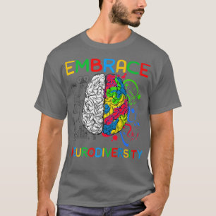 Camiseta Neurodiversity Shirt Embriagem com o Autismo ADHD