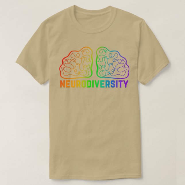 Camiseta Neurodiversity Versão simplificada (Frente do Design)
