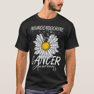 Camiseta Neuroendócrino Cancer Sensibilização Flor LÍQUIDO