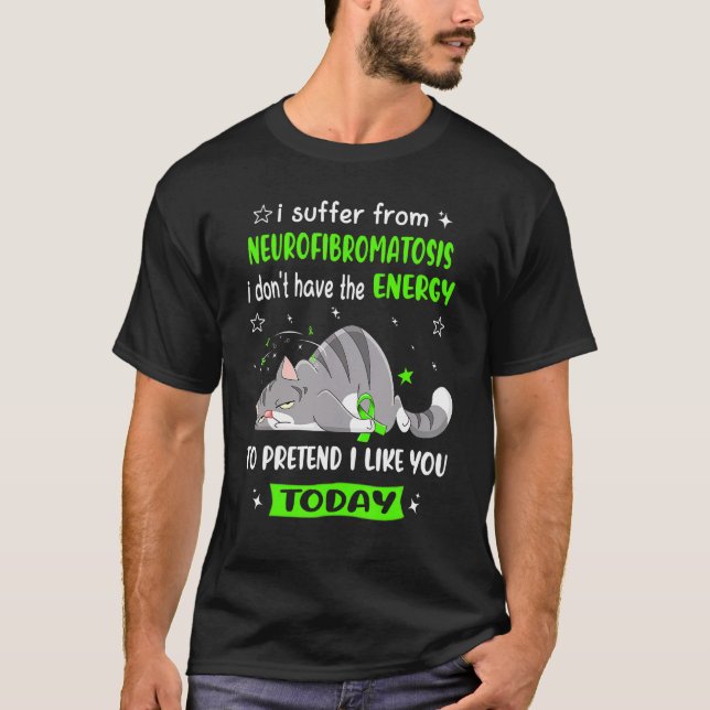 Camiseta Neurofibromatose Guerreira Que Sofro De Neurofibro (Frente)