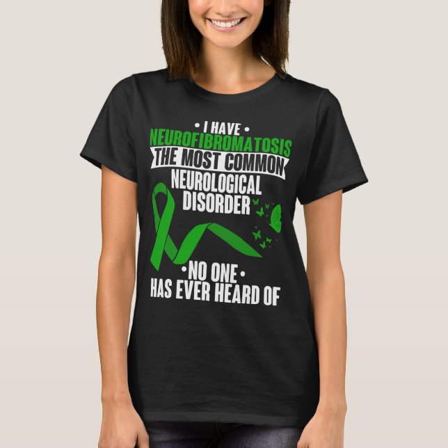 Camiseta Neurofibromatose Sensibilização Perturbação Neurol (Frente)