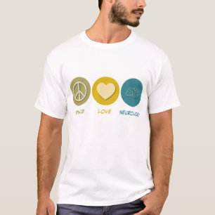 Camiseta Neurologia do amor da paz