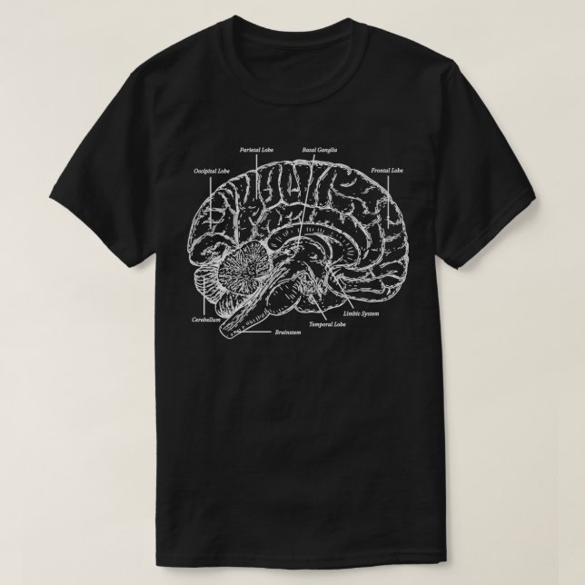 Camiseta Neurologista cerebral neurologista (Frente do Design)