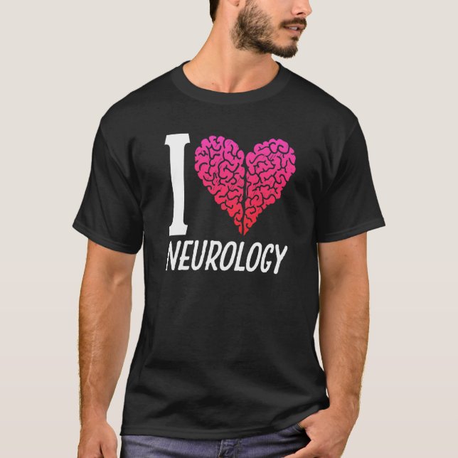Camiseta Neurologista do Cérebro do Amor (Frente)