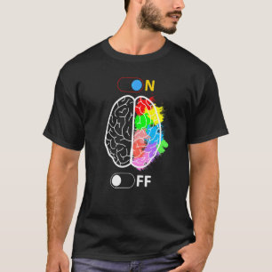 Camiseta Neurologista Neurociência Cérebro Colorido