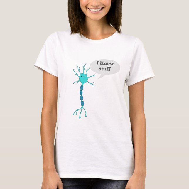 Camiseta Neurônio Eu Sei Coisas (Frente)