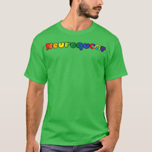 Camiseta Neuroqueer lgbt gay arco-íris bandeira infinita ne