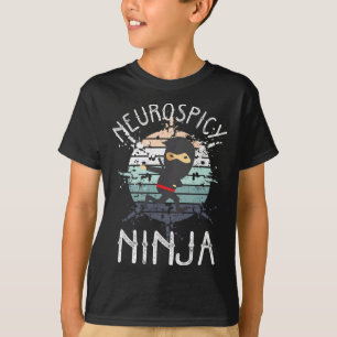 Camiseta Neurospicy Ninja Autismo Sensibilização Neurodiver
