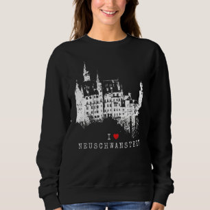 Camiseta Neuschwanstein Castle Vintage Bavaria I Love Germ