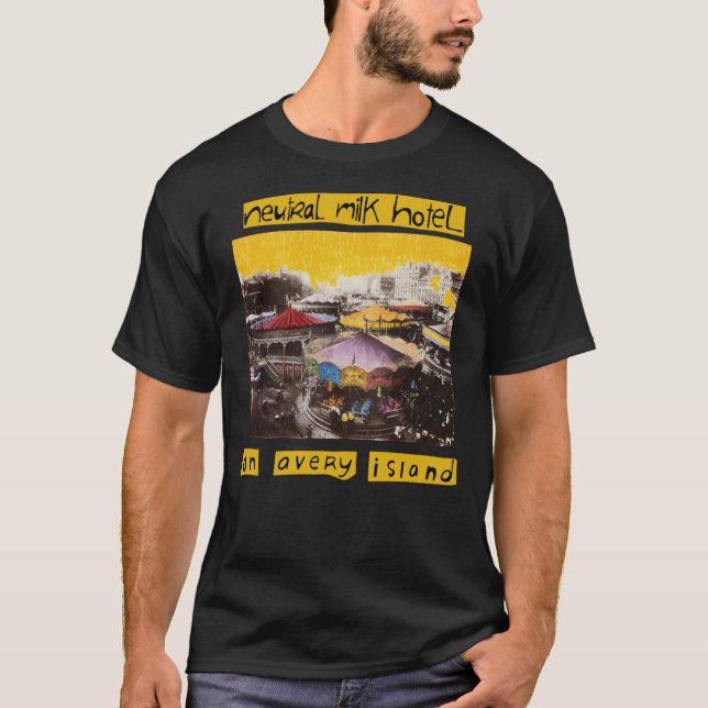 Camiseta Neutral Milk Hotel - Em Avery Island Essential T-S (Frente)