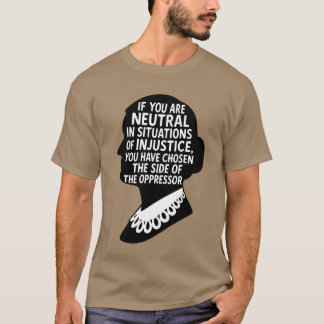 Camiseta Neutralidade equivale a opressão" no estilo Silhou