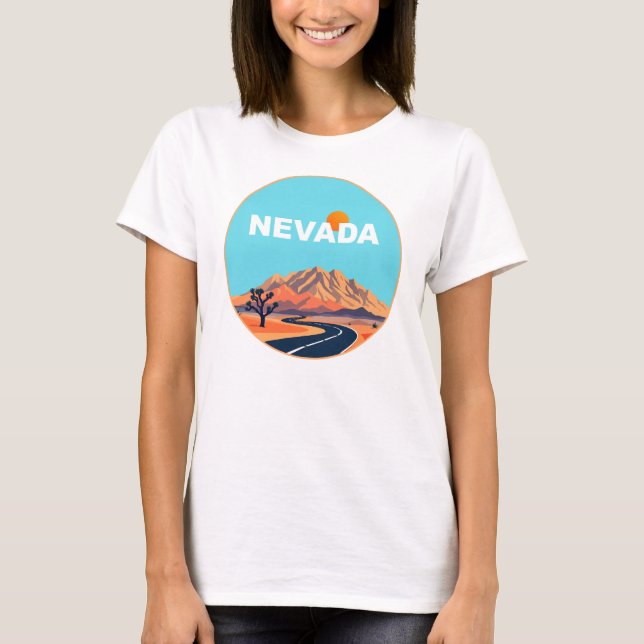 Camiseta Nevada Estados Unidos da América (Frente)