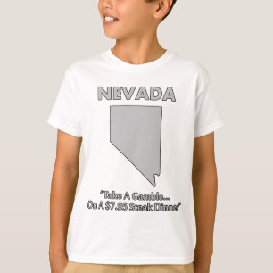Camiseta Nevada - Faça uma Aposta... num Jantar de Bife por