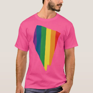 Camiseta Nevada State Rainbow
