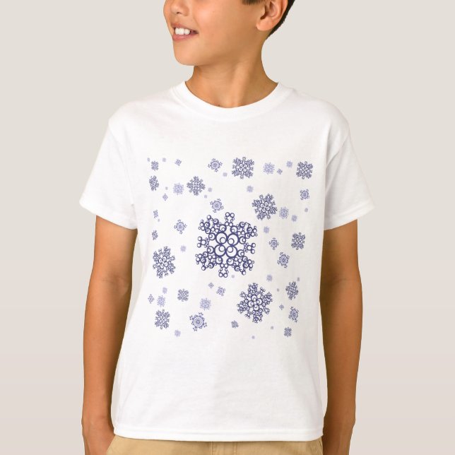 Camiseta Neve azul (Frente)
