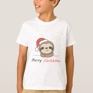 Camiseta Neve de Natal Lenta Animais de inverno