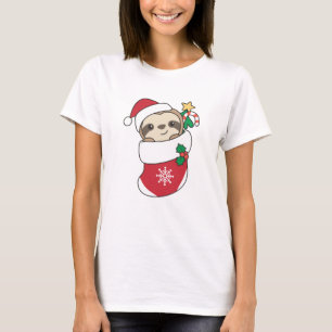 Camiseta Neve de Natal Lenta Animais de inverno