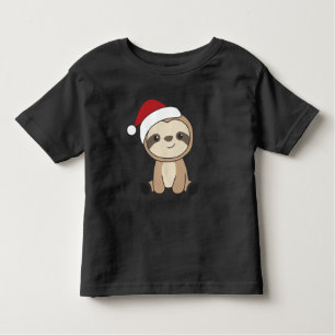 Camiseta Neve de Natal Lenta Animais de inverno Lama Todd