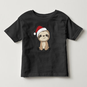 Camiseta Neve de Natal Lenta Animais de inverno Lama Todd