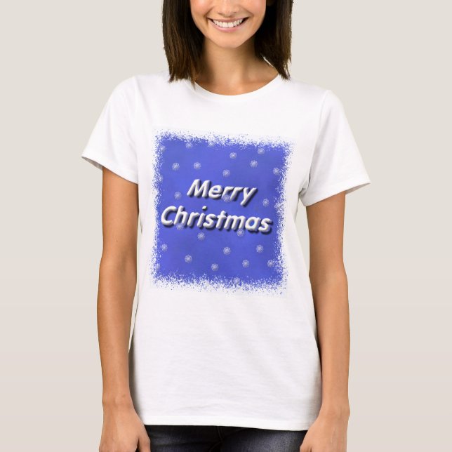 Camiseta Neve do Feliz Natal (Frente)
