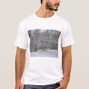 Camiseta Neve em Dogwood Tree Cote Denis Waitley