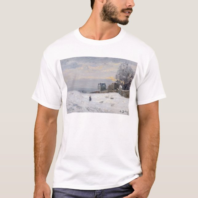 Camiseta Neve em Montmartre, 1869 (Frente)