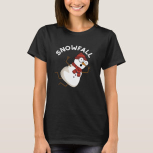 Camiseta Neve Engraçada Neve Engraçada Neve Escura BG