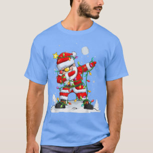 Camiseta Neve Fada do inverno Luz Santa Claus Dab XM como