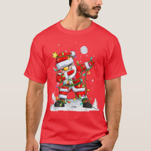 Camiseta Neve Fada do inverno Luz Santa Claus Dab XM como