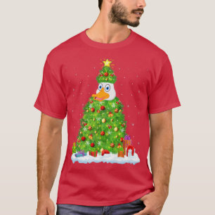Camiseta Neve Ganso Xmas Iluminação Árvore Engraçado Neve G