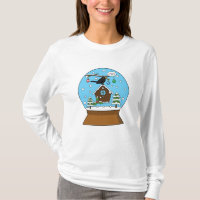 Neve Globe com Blackbird Singing