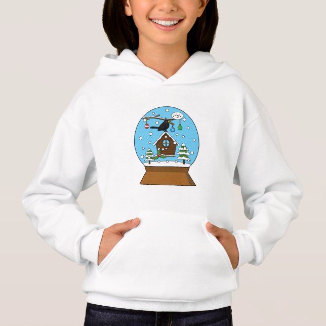 Camiseta Neve Globe com Blackbird Singing (Frente)