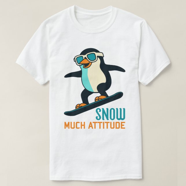 Camiseta Neve Muita Atitude (Frente do Design)