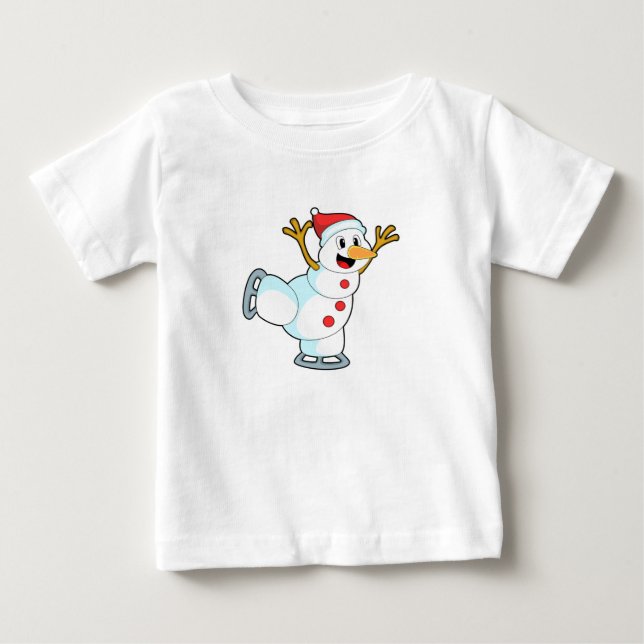 Camiseta Neve no patinagem de gelo com skates de gelo.PNG (Frente)