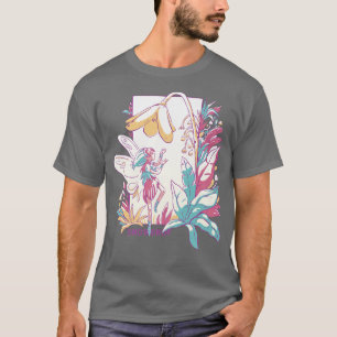 Camiseta Neve Pequena Fada Com Flores Natureza Fantasia
