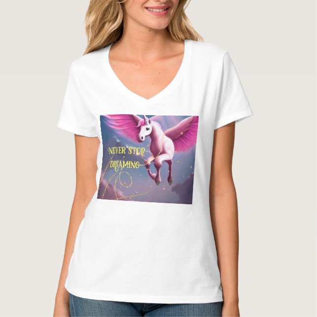 Camiseta Never stop dreaming (Frente)