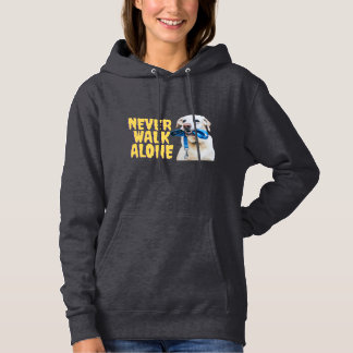 Camiseta Never Walk Alone — Hoodie for Dog Lovers 🐾 | Cozy