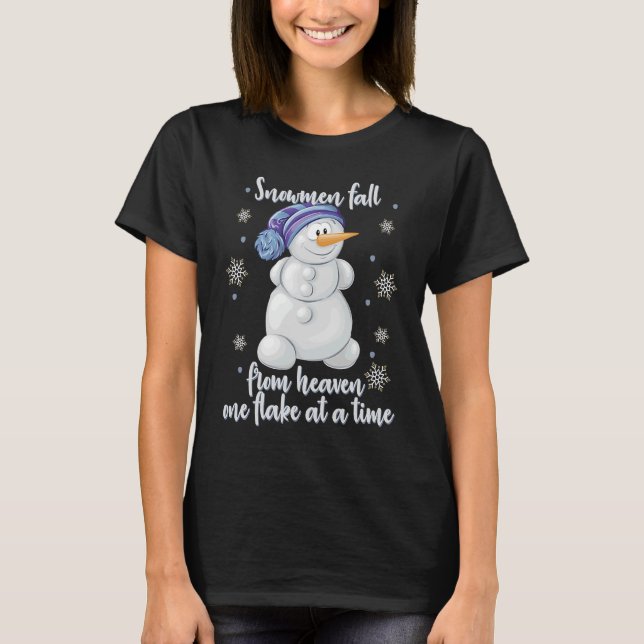 Camiseta Neves caem do céu um floco de cada vez (Frente)