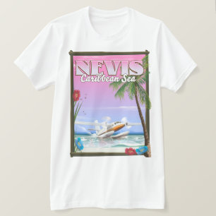Camiseta Nevis Holiday poster.